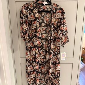 LuLaRoe Shirley (Floral Open-Front kimono)
